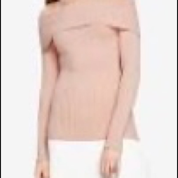 BCBG pink shoulder sweater, new - Picture 5 of 5